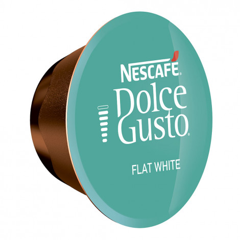 Set med kaffekapslar kompatibla med Dolce Gusto® NESCAFÉ Dolce Gusto ”Flat White”, 3 x 16 st.