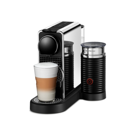 Nespresso CitiZ Platinum & Milk Stainless Steel D kahvikone – teräs