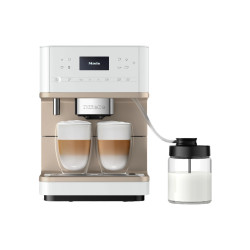 Miele CM 6360 MilkPerfection kafijas automāts, lietots – atjaunināts, balts