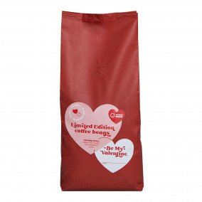 Riboto leidimo kavos pupelės Be My Valentine …, 750 g