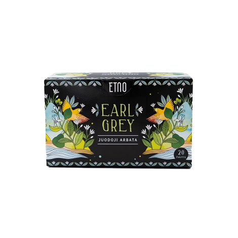 Black tea ETNO Earl Grey, 20 pcs.