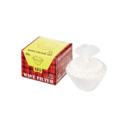 Pappersfilter Kalita Wave #185 White, 50 st.