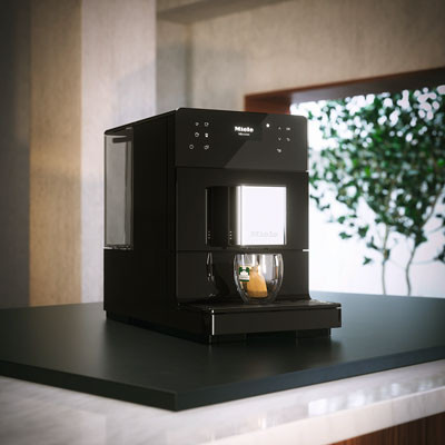 Miele CM 5510 Silence Alu-Silber-mettallic Kaffeevollautomat – Schwarz