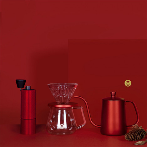 Rinkinys kavos plikymui TIMEMORE „Limited Edition Festival Red Pour Over Set“