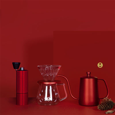 Kaffee-Brüh-Set TIMEMORE Limited Edition Festival Red C3 Pour Over