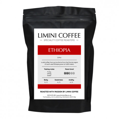 Coffee beans Limini Coffee Ethiopia Limu, 1 kg