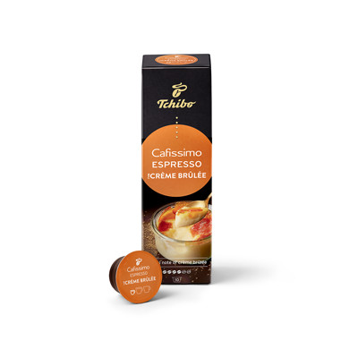 Kavos kapsulės Tchibo Cafissimo / Caffitaly sistemoms Tchibo Caffisimo Espresso Crème Brûlée, 10 vnt.