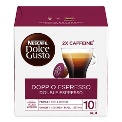 Coffee capsules compatible with Dolce Gusto® NESCAFÉ Dolce Gusto “Doppio Espresso”, 16 pcs.