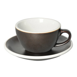 Cappuccino cup with a saucer Loveramics “Egg Gunpowder”, 200 ml