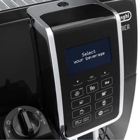 DeLonghi Dinamica ECAM 350.55.B Helautomatisk kaffemaskin med bönor – Svart