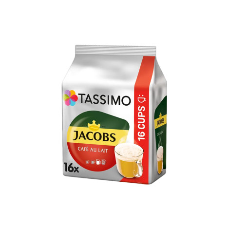 Capsules de café Tassimo Café Au Lait (compatibles avec les machines à capsules Tassimo Bosch), 16 pcs.