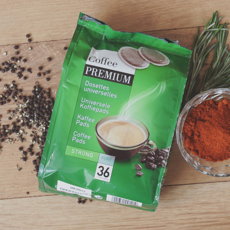 Kaffepads Coffee Premium ”Strong”, 36 st.