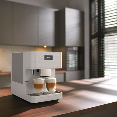 Miele CM 6160 MilkPerfection LOWS automatinis kavos aparatas – baltas