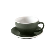 Cappuccino cup with a saucer Loveramics Egg Forest, 250 ml