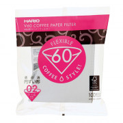 Białe filtry papierowe Hario Misarashi V60-2