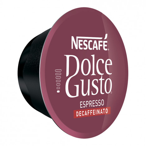 Kafijas kapsulas Dolce Gusto® automātiem NESCAFÉ Dolce Gusto Espresso Decaffeinato, 16 gab.