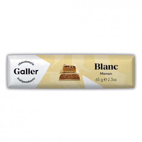 Šokolādes batoniņš Galler ”White Manon”, 70 g