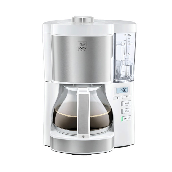 Ekspres przelewowy Melitta Look V Timer White 1025-07 - z timerem, biały