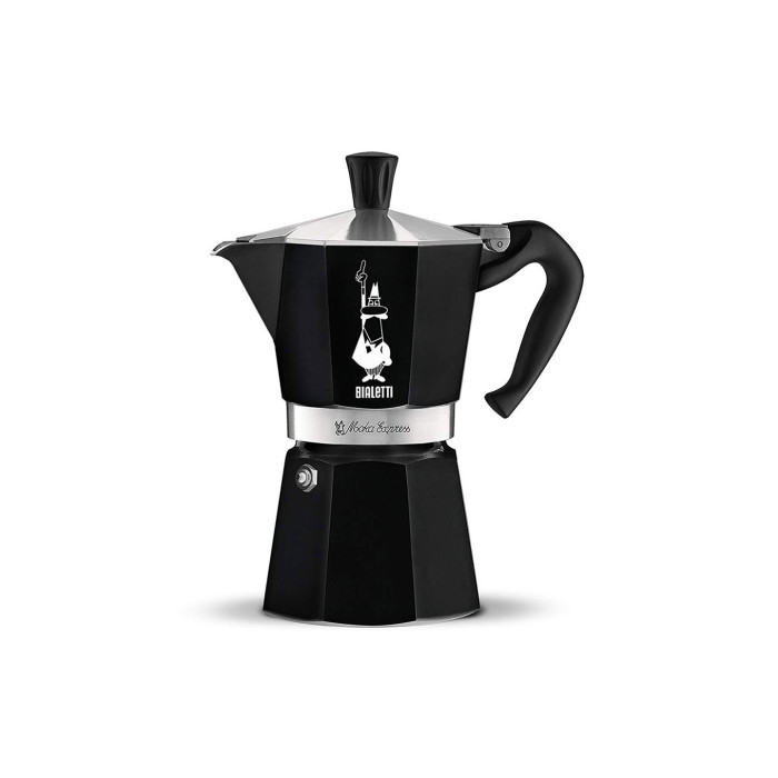 Moka pot Bialetti Moka Express Black 6 cups - Coffee Friend