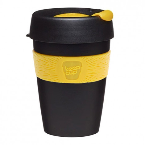 Kohvitass KeepCup Black/Yellow, 340 ml