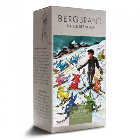 Kaffeebohnen Bergbrand Kaffeerösterei „Hasenalarm Kaffee“, 250 g