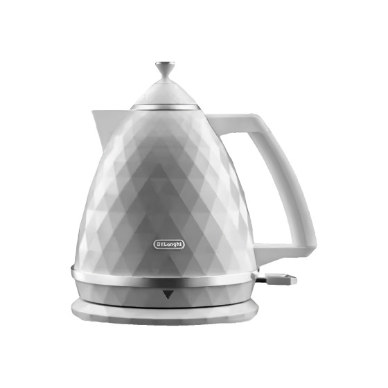 Czajnik elektryczny DeLonghi Brillante KBJX2001.W – 1.7 l, biały De'Longhi