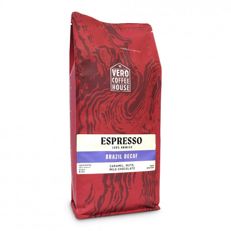 Coffee beans Vero Coffee House Brazil Decaf, 1 kg