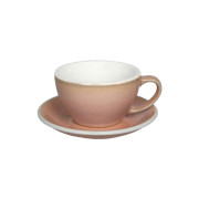 Café latte cup & saucer Loveramics Egg Rose, 300 ml