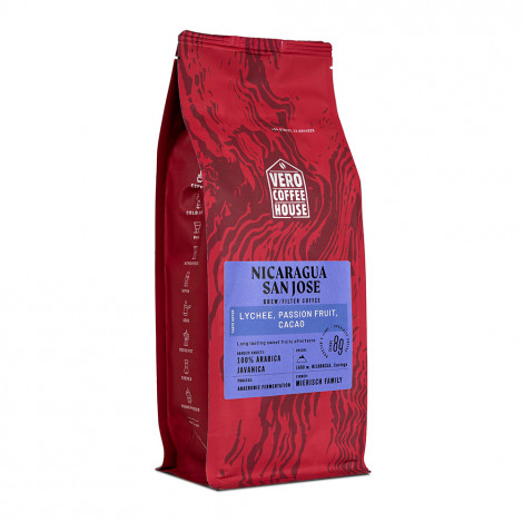 Kafijas pupiņas Vero Coffee House “Nicaragua San Jose Javanica”, 1 kg