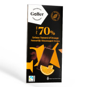 Chocolate tablet Galler Dark Orange, 80 g