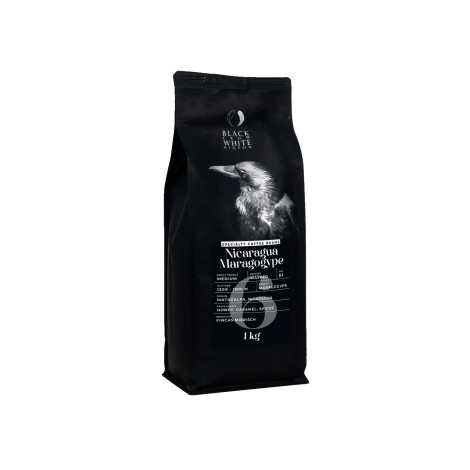 Grains de café de spécialité Black Crow White Pigeon Nicaragua Maragogype, 1 kg