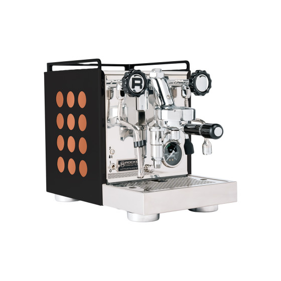 rocket espresso appartamento 2.0 espressomaskin - svart/koppar