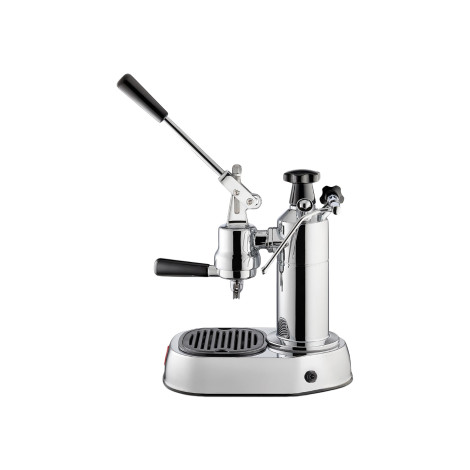 La Pavoni Europiccola Lusso svirtinis espresso kavos aparatas – sidabrinis