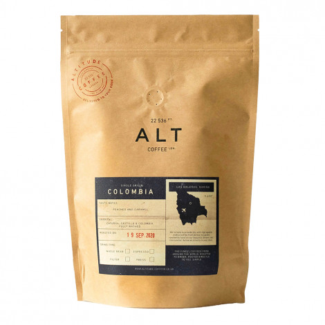 Coffee beans Altitude Coffee Colombia, 500 g