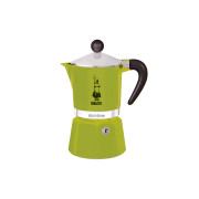 Machine à café Bialetti Moka Rainbow 3-cup Green