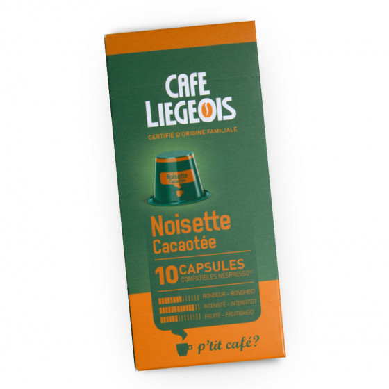 Kavos kapsulės Café Liégeois „Noisette“, 10 vnt. Kavos kapsulės Café Liégeois „Noisette“, 10 vnt.