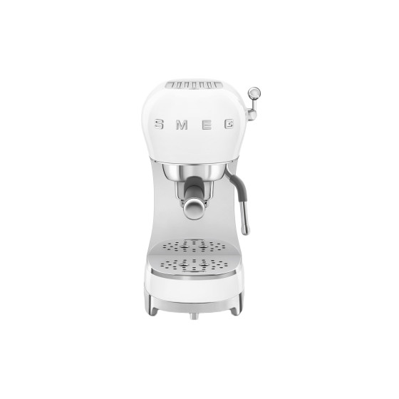 Smeg ECF02WHUK 50’s Style Espresso Coffee Machine - White