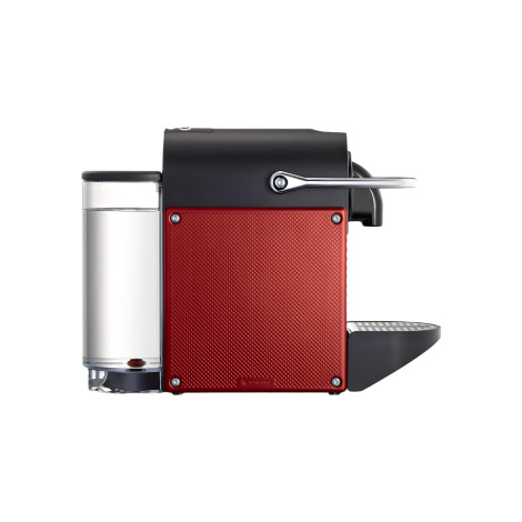 Nespresso Pixie Dark Red kapsulinis kavos aparatas, atnaujintas – raudonas