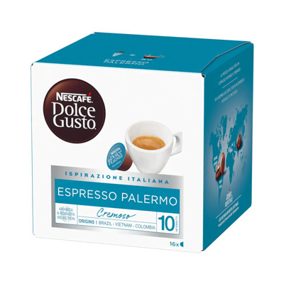 Kahvikapselit NESCAFÉ® Dolce Gusto® Palermo, 16 kpl.