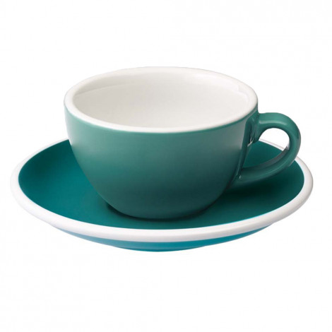 Flat White cup with a saucer Loveramics “Egg Teal”, 150 ml