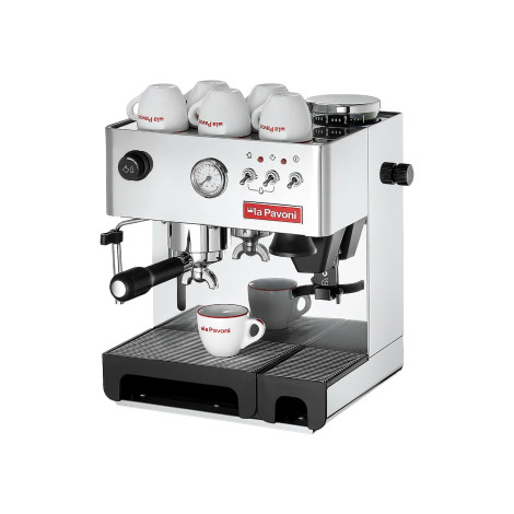 La Pavoni Domus Bar Siebträger Espressomaschine – Edelstahl