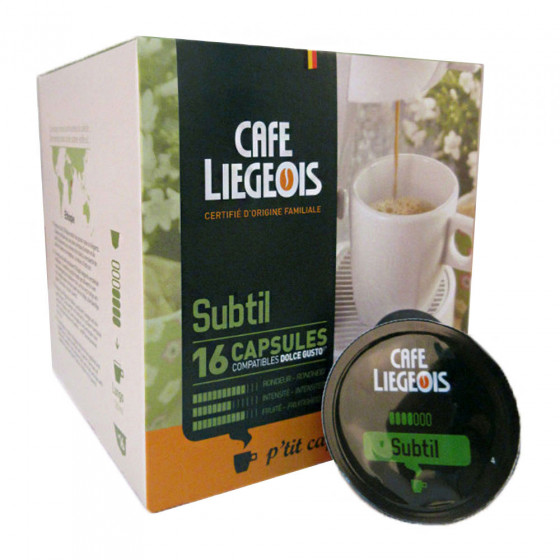 Kavos kapsulės Café Liégeois „Subtil“, 16 vnt. Kavos kapsulės Café Liégeois „Subtil“, 16 vnt.