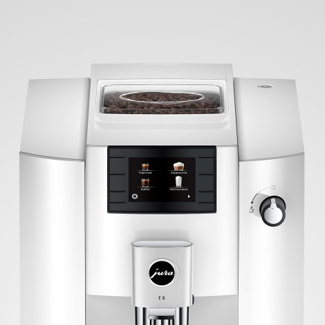 JURA E6 Piano White (EC) Kaffeevollautomat