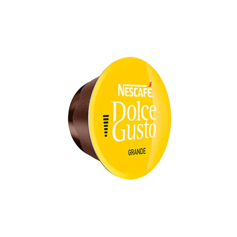 Capsules de café compatibles avec Dolce Gusto® NESCAFÉ Dolce Gusto Grande Extra Crema, 16 pièces.