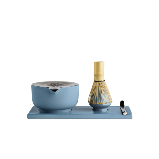 Fellow Hazy Blue Matcha-Tee-Set