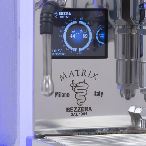 Bezzera Matrix Top DE Siebträger Espressomaschine Dualboiler – Edelstahl