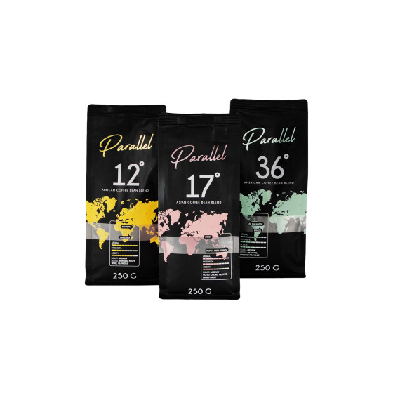 Zestaw kawy ziarnistej Parallel 12 + Parallel 17 + Parallel 36