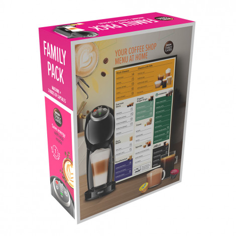 Kohvimasina ja kapslite komplekt NESCAFÉ Dolce Gusto Family Pack Genio S Plus + 3 karpi kapsleid