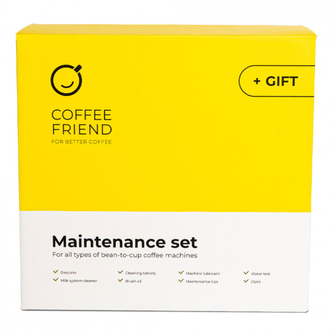 Universal maintenance set for bean-to-cup coffee machines Coffee Friend For Better Coffee