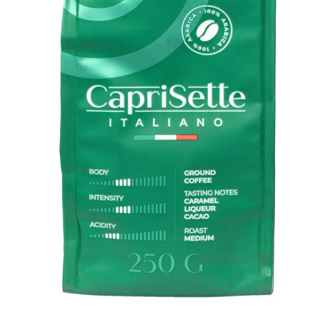 Gemalen koffie Caprisette Italiano, 250 g